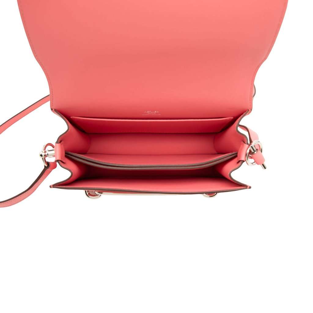 Hermès Mini Evercolor Sac Roulis 18 Pink Leather Very good condition - Model View