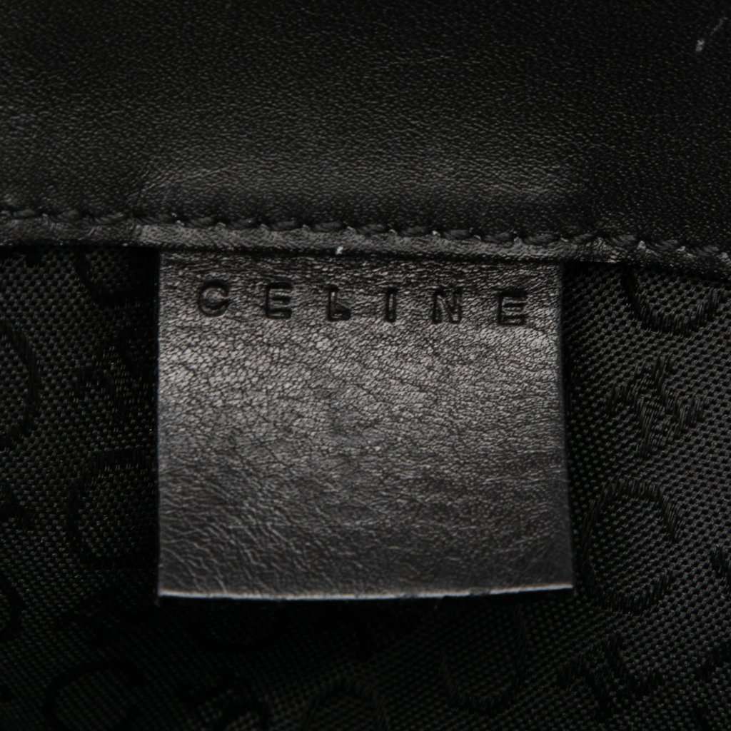 Celine C Macadam Canvas Handbag Black Very good condition - Box View