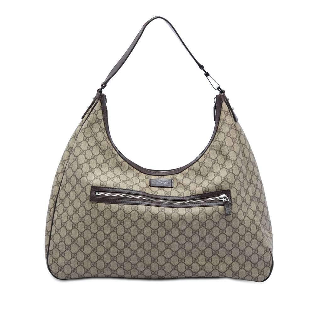 Gucci XL GG Supreme Travel Bag Beige Very good - Front View