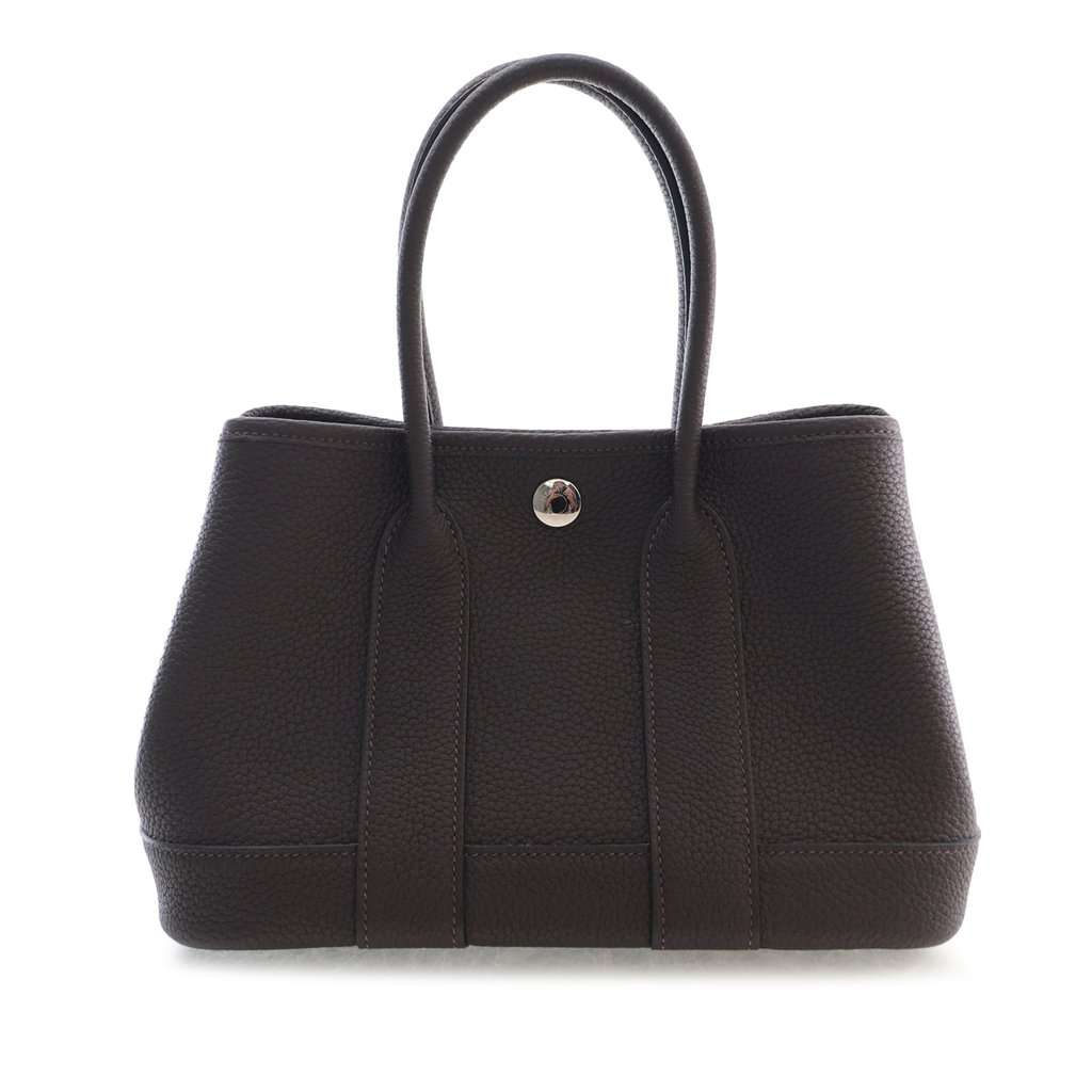 Hermès Negonda Garden Party 23 Brown Leather Very good condition - Back View