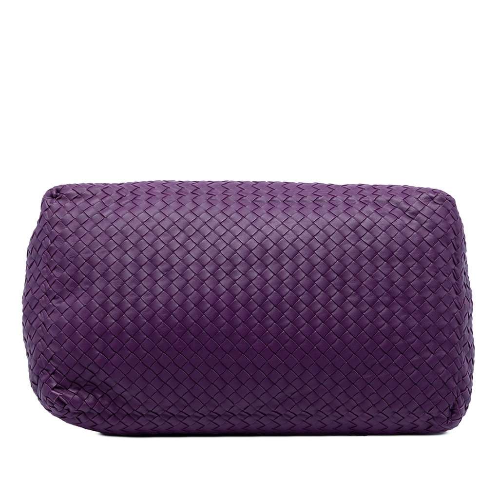 Bottega Veneta Large Nappa Intrecciato Cesta Tote Purple Leather Very good condition - Inside View