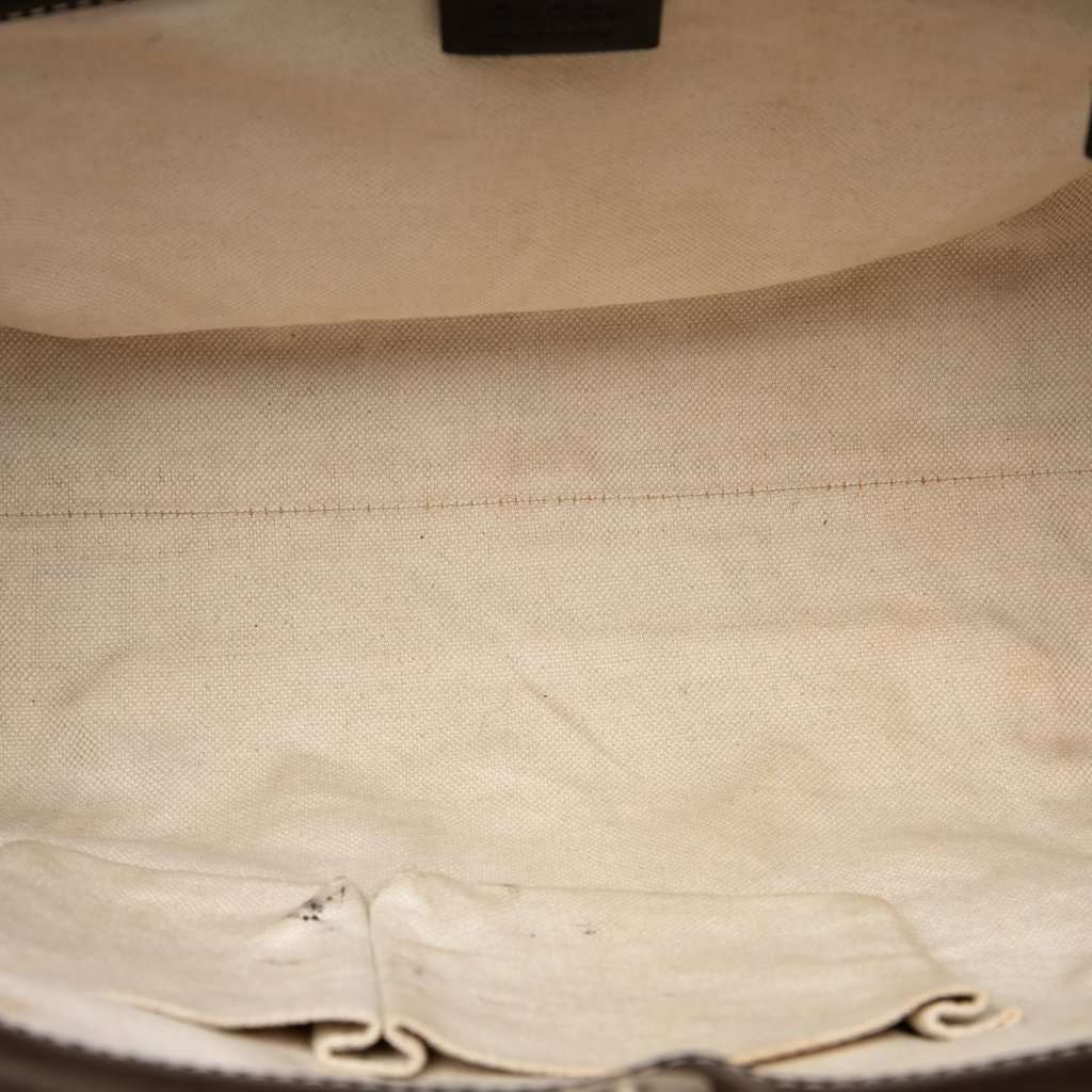 Gucci GG Canvas Web Mayfair Tote Beige Very good condition - Model View