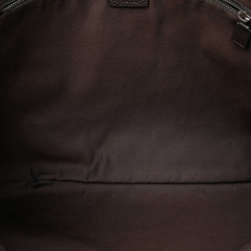 Gucci GG Denim Crossbody Brown Very good condition - Model View