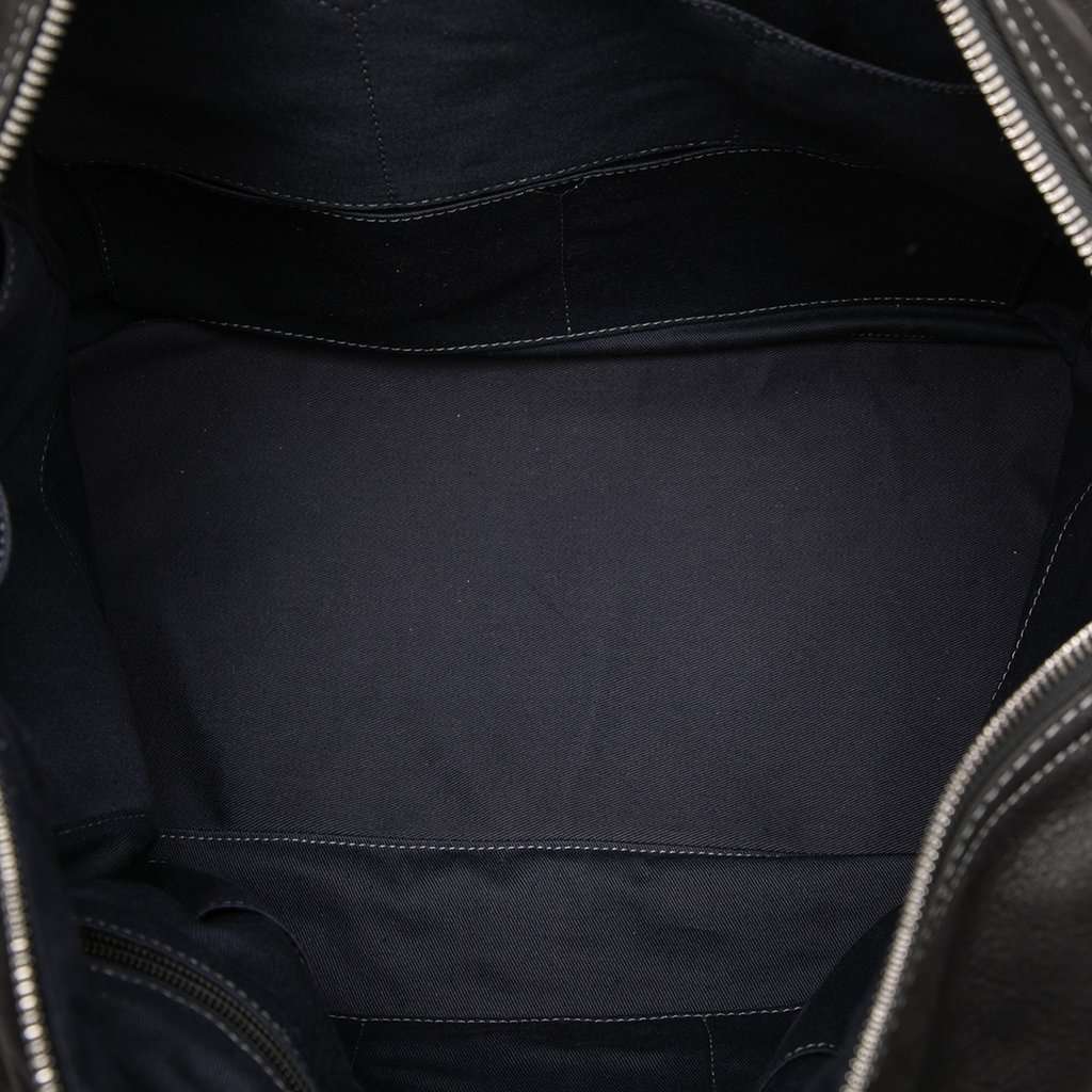 Loewe Nubuck Anagram Satchel Black Leather Very good condition - Model View