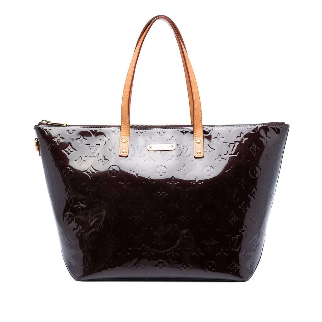 Louis Vuitton Monogram Vernis Bellevue GM Purple Leather Very good - Front View