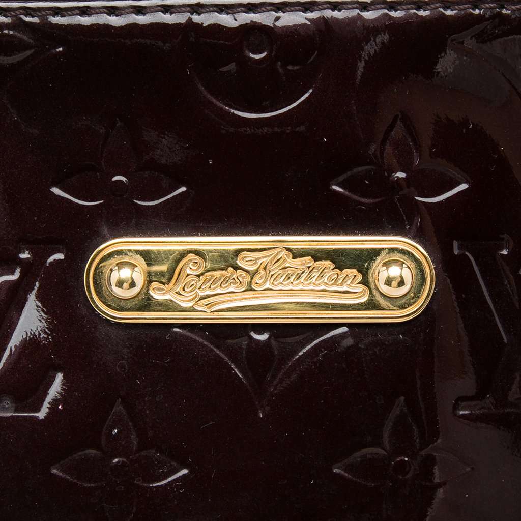 Louis Vuitton Monogram Vernis Bellevue GM Purple Leather Very good - Box View