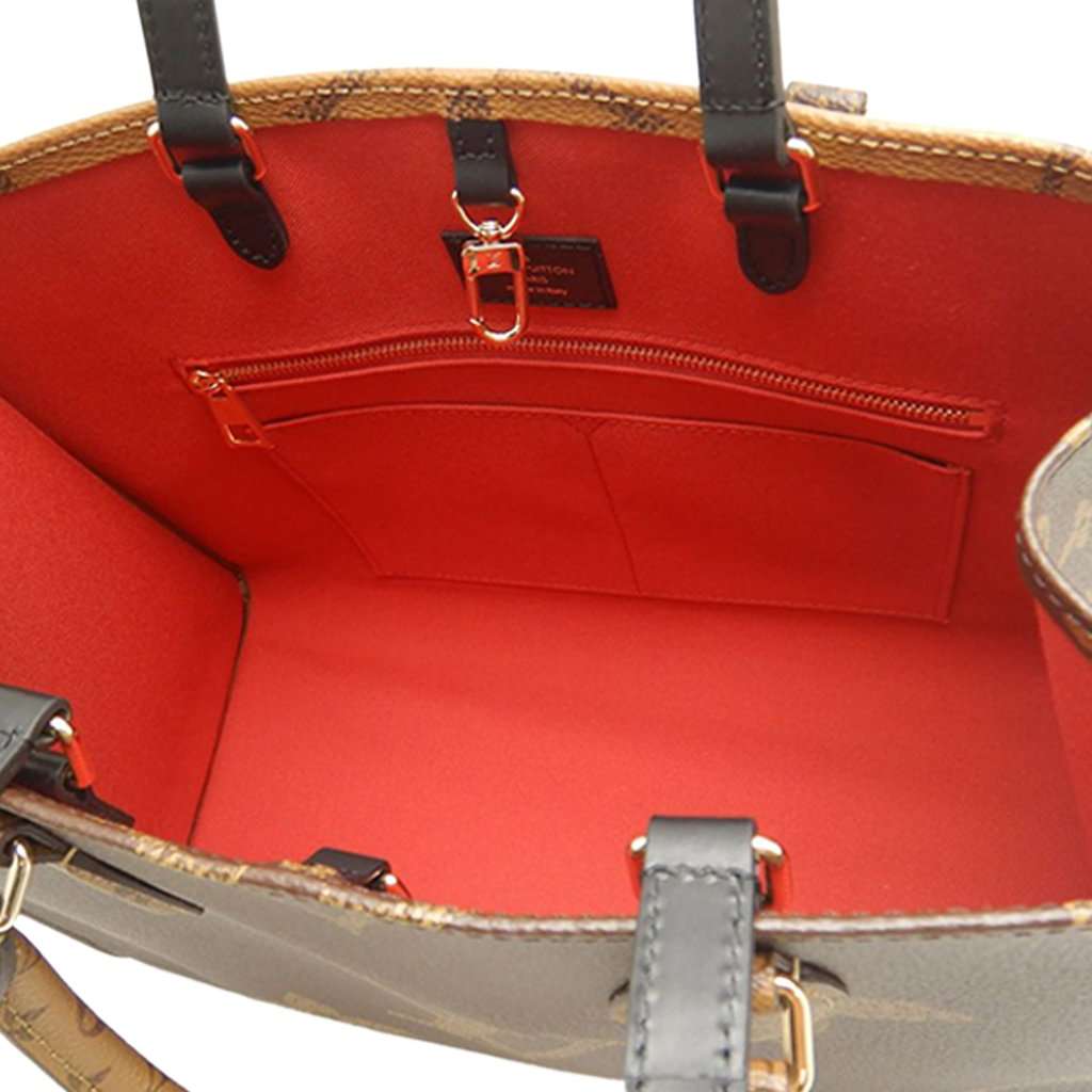 Louis Vuitton Monogram Reverse Giant OnTheGo MM Brown Very good condition - Box View