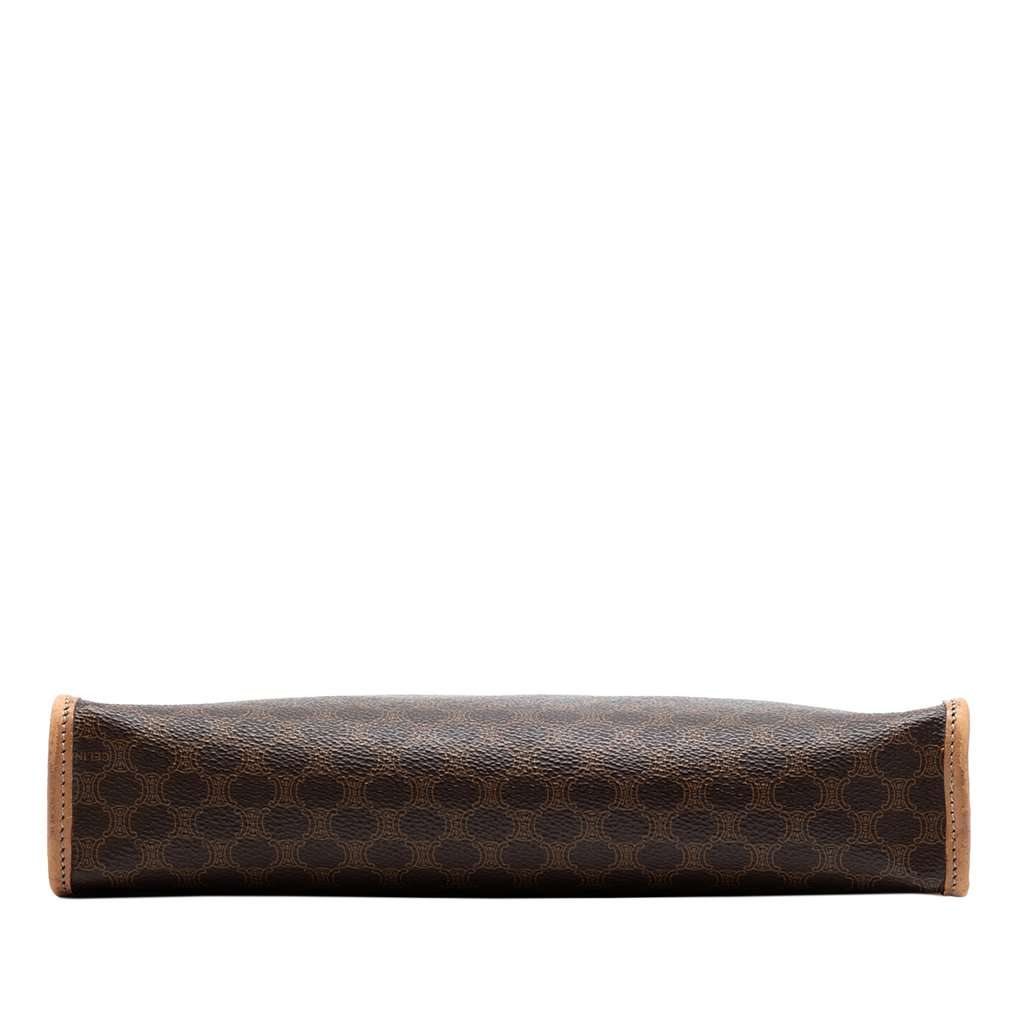 Celine Macadam Coated Canvas Clutch Brown Very good - Inside View