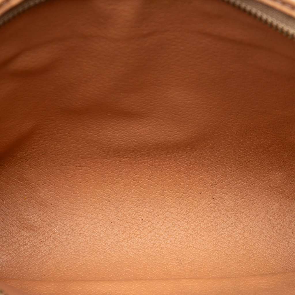 Celine Macadam Coated Canvas Clutch Brown Very good - Model View
