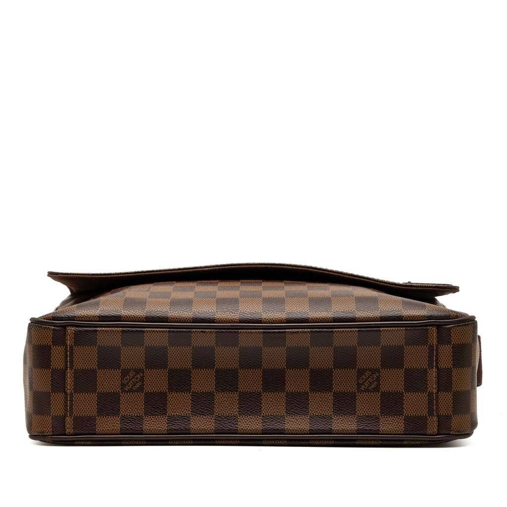 Louis Vuitton Damier Ebene Shelton MM Brown Very good condition - Inside View