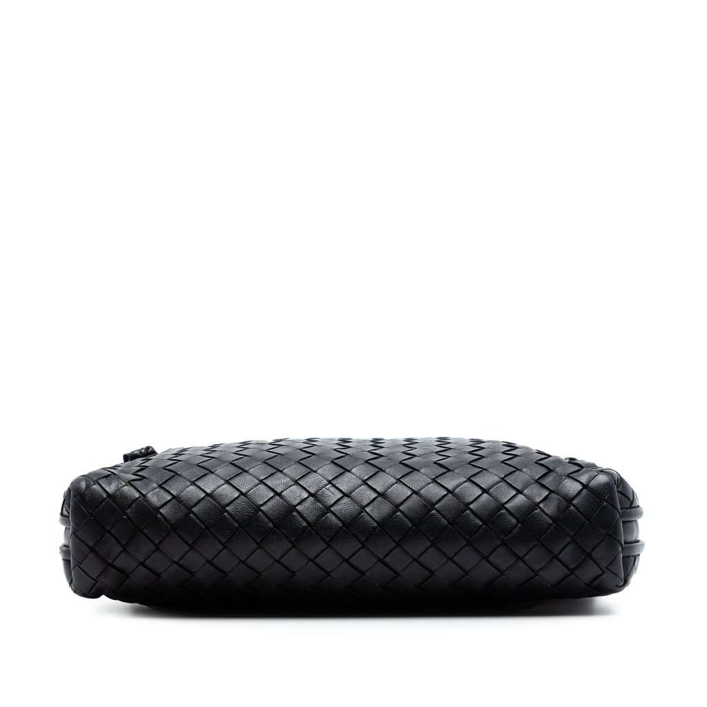 Bottega Veneta Nappa Intrecciato Nodini Crossbody Black Leather Very good condition - Inside View