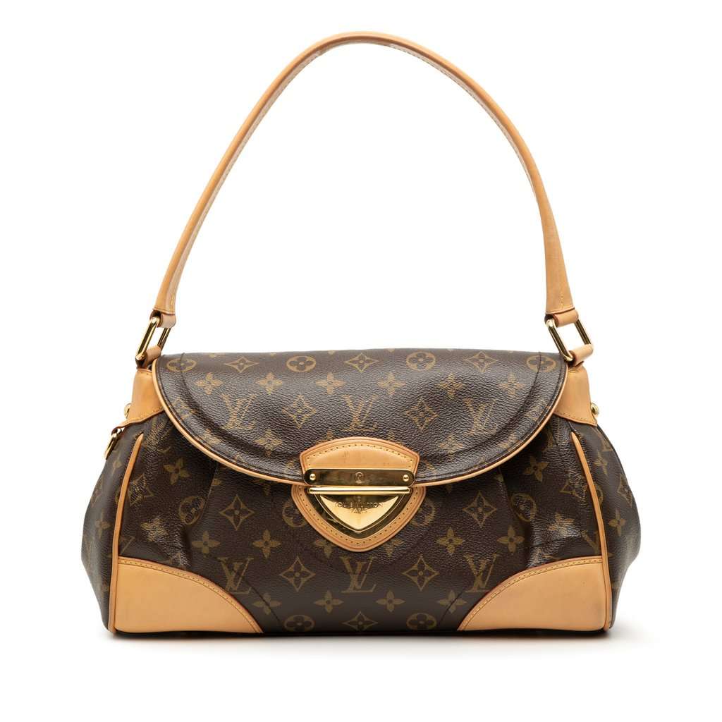 Louis Vuitton Monogram Beverly MM Brown Very good - Front View