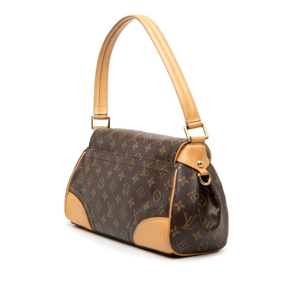 Louis Vuitton Monogram Beverly MM Brown Very good - Back View