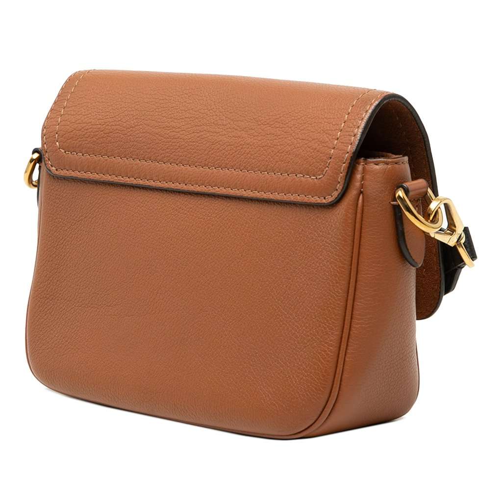 Louis Vuitton Grained Calfskin Lockme Tender Brown Leather Very good condition - Back View