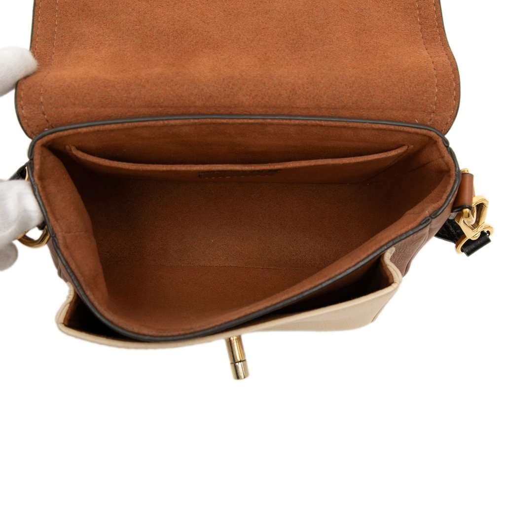 Louis Vuitton Grained Calfskin Lockme Tender Brown Leather Very good condition - Model View