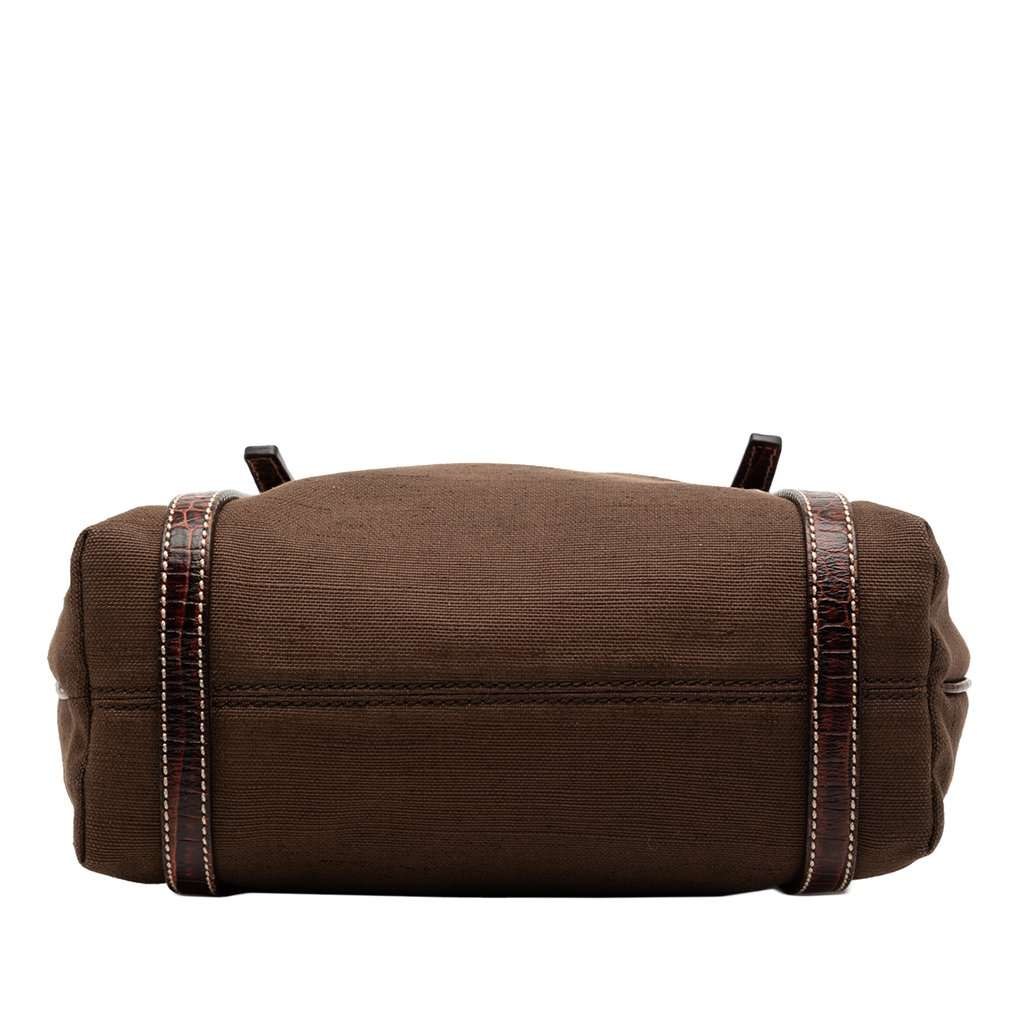 Celine Canvas Tote Brown Never worn, with tag - Inside View