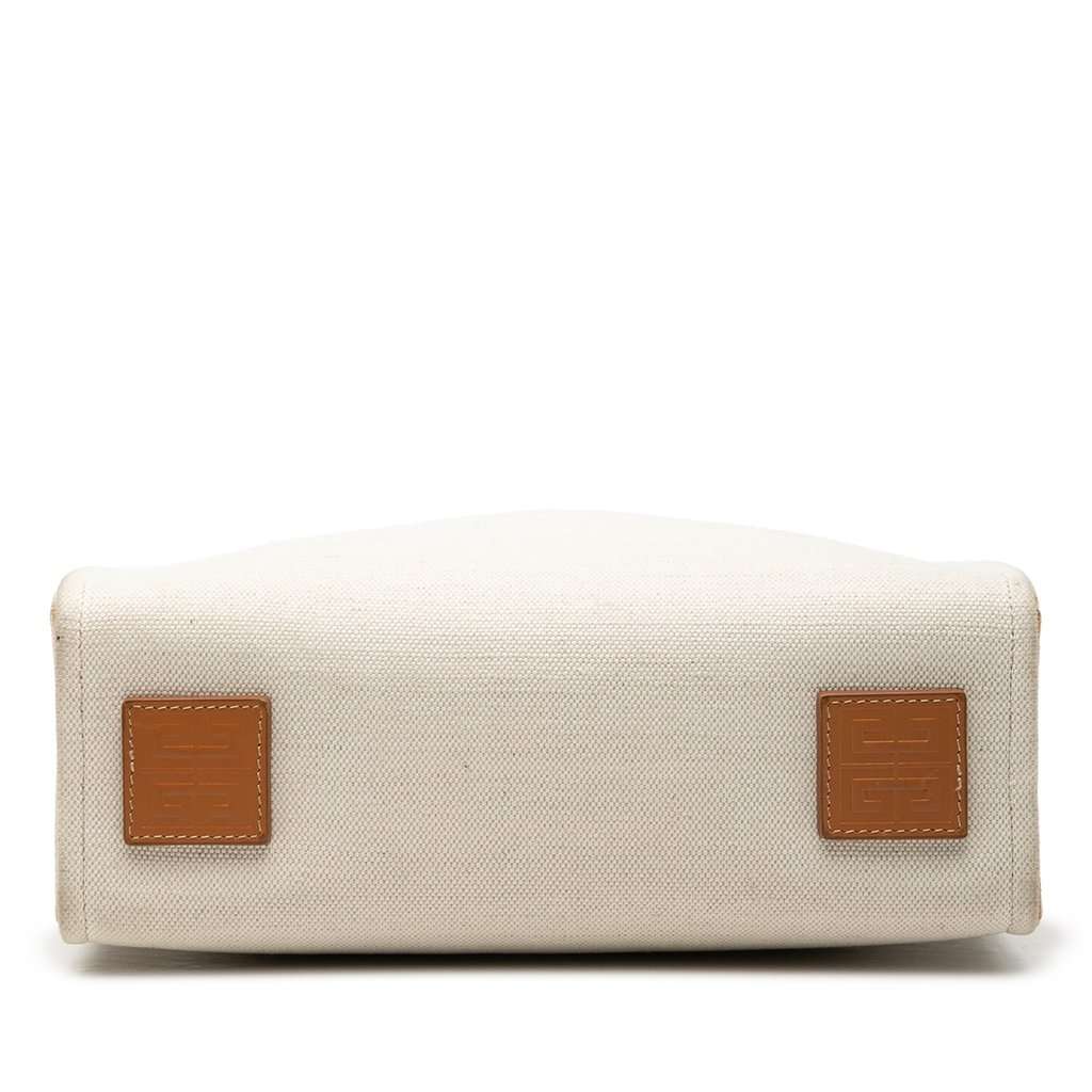 Givenchy Small Canvas G Tote Shopping Bag Beige Very good condition - Inside View