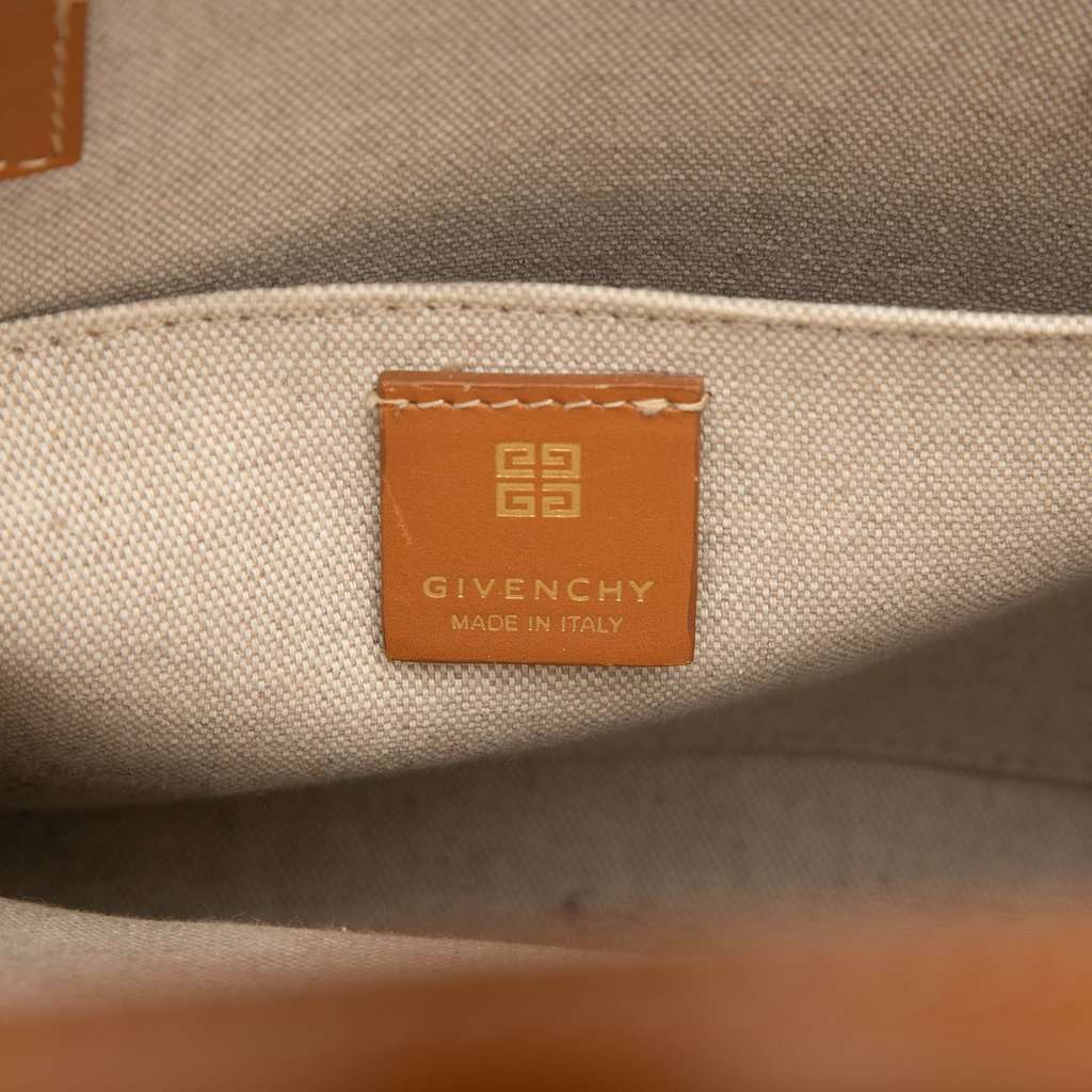 Givenchy Small Canvas G Tote Shopping Bag Beige Very good condition - Box View