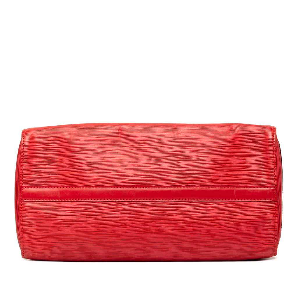Louis Vuitton Epi Speedy 35 Red Leather Very good - Inside View