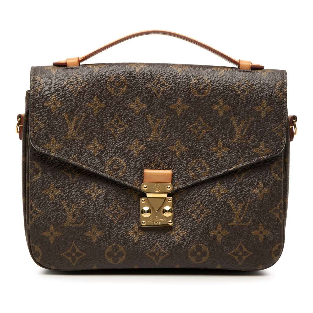 Louis Vuitton Monogram Pochette Metis Brown Very good condition - Front View