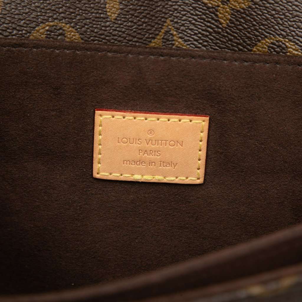 Louis Vuitton Monogram Pochette Metis Brown Very good condition - Box View