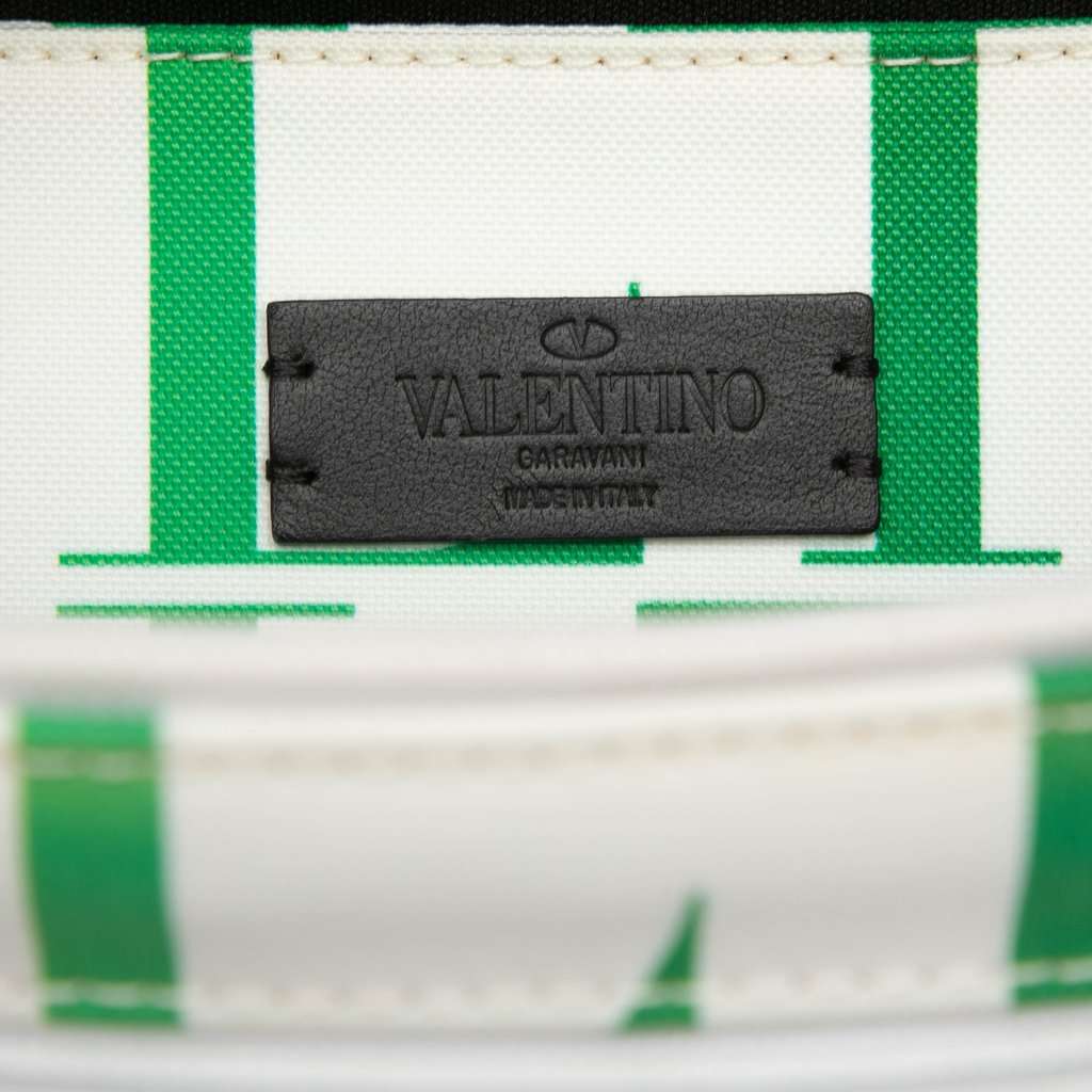 Valentino Nylon VLTN Times Belt Bag White Very good condition - Box View
