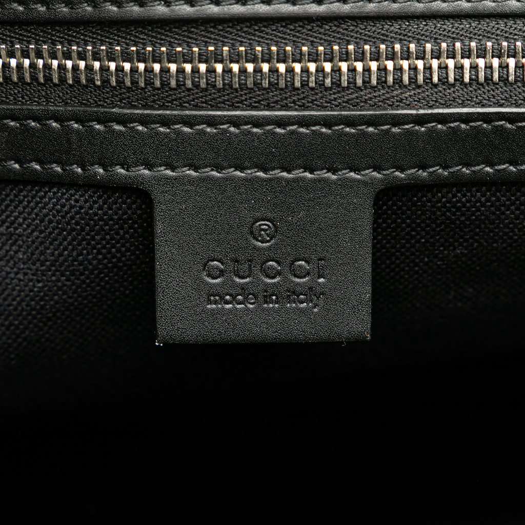 Gucci GG Supreme Convertible Soft Tote Black Very good condition - Box View