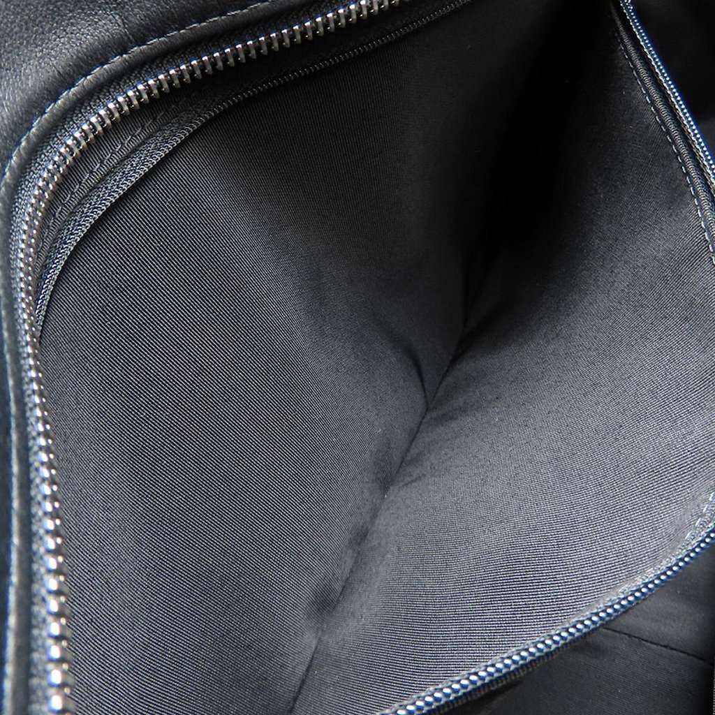 Chanel CC Quilted Calfskin Ultra Pocket Shopping Tote Black Leather Very good condition - Box View