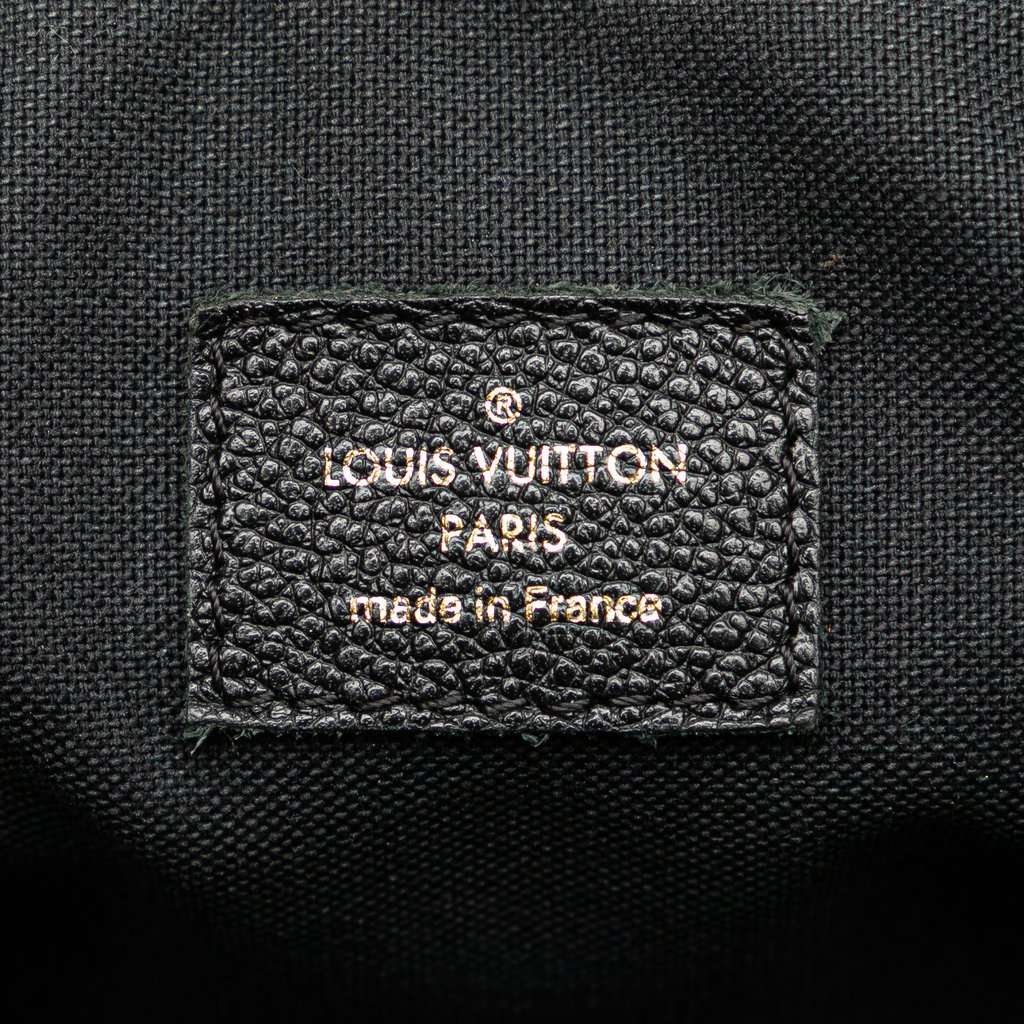 Louis Vuitton Monogram Empreinte Vosges MM Black Leather Very good condition - Box View