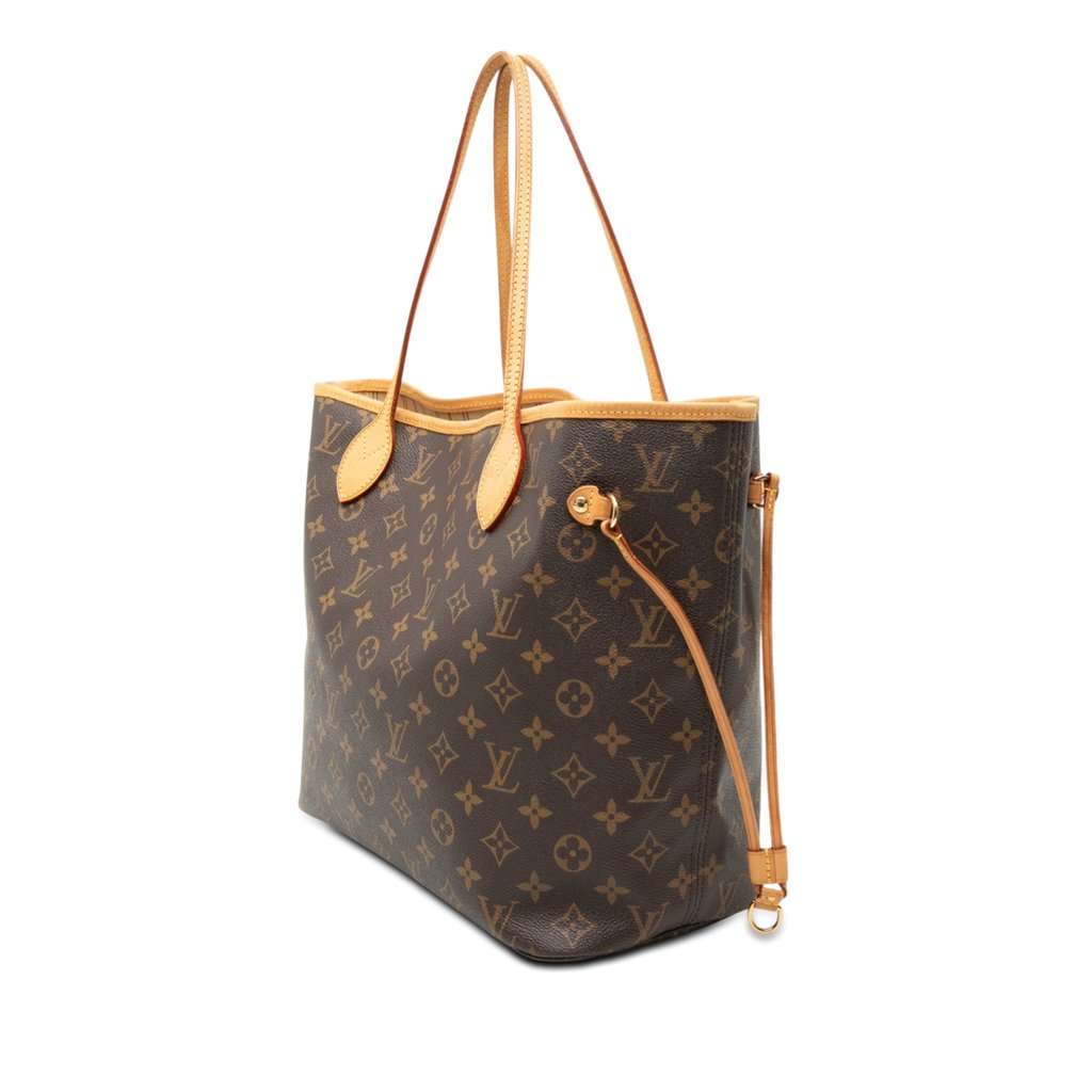 Louis Vuitton Monogram Neverfull MM Brown Very good - Back View