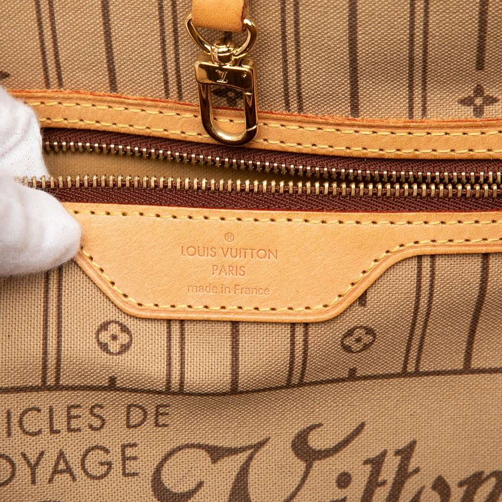Louis Vuitton Monogram Neverfull MM Brown Very good - Box View
