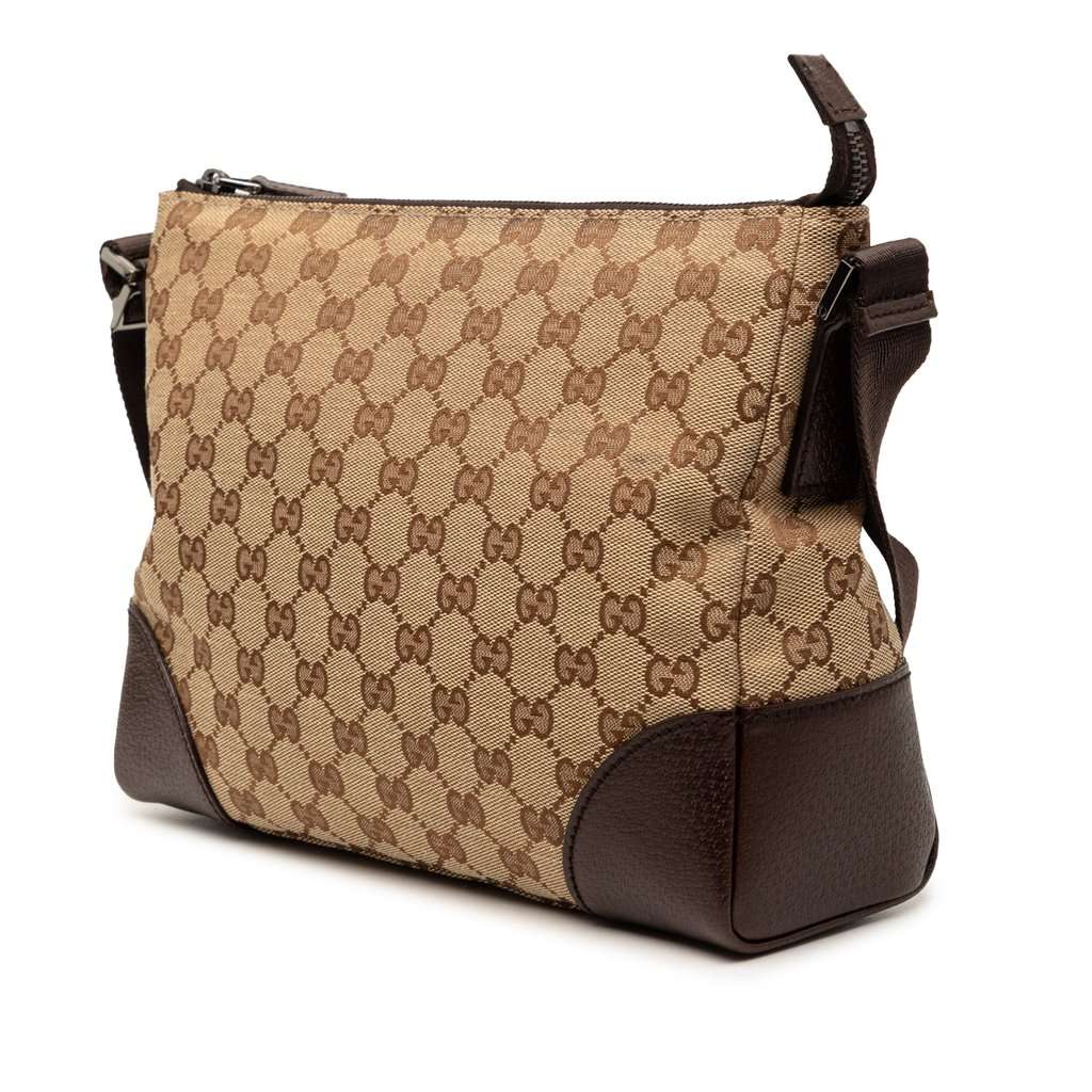 Gucci GG Canvas Crossbody Beige Very good condition - Back View