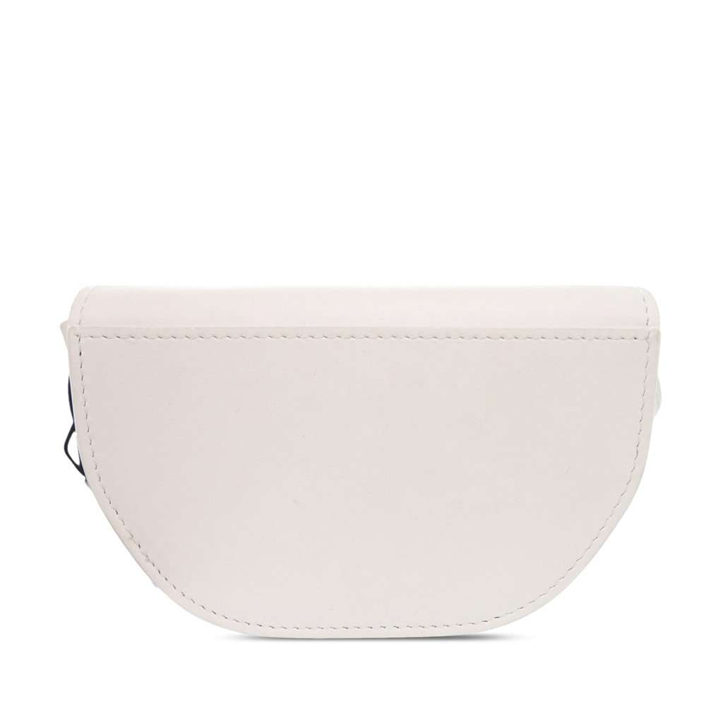 Burberry Micro Leather Olympia Crossbody White Leather Very good - Back View