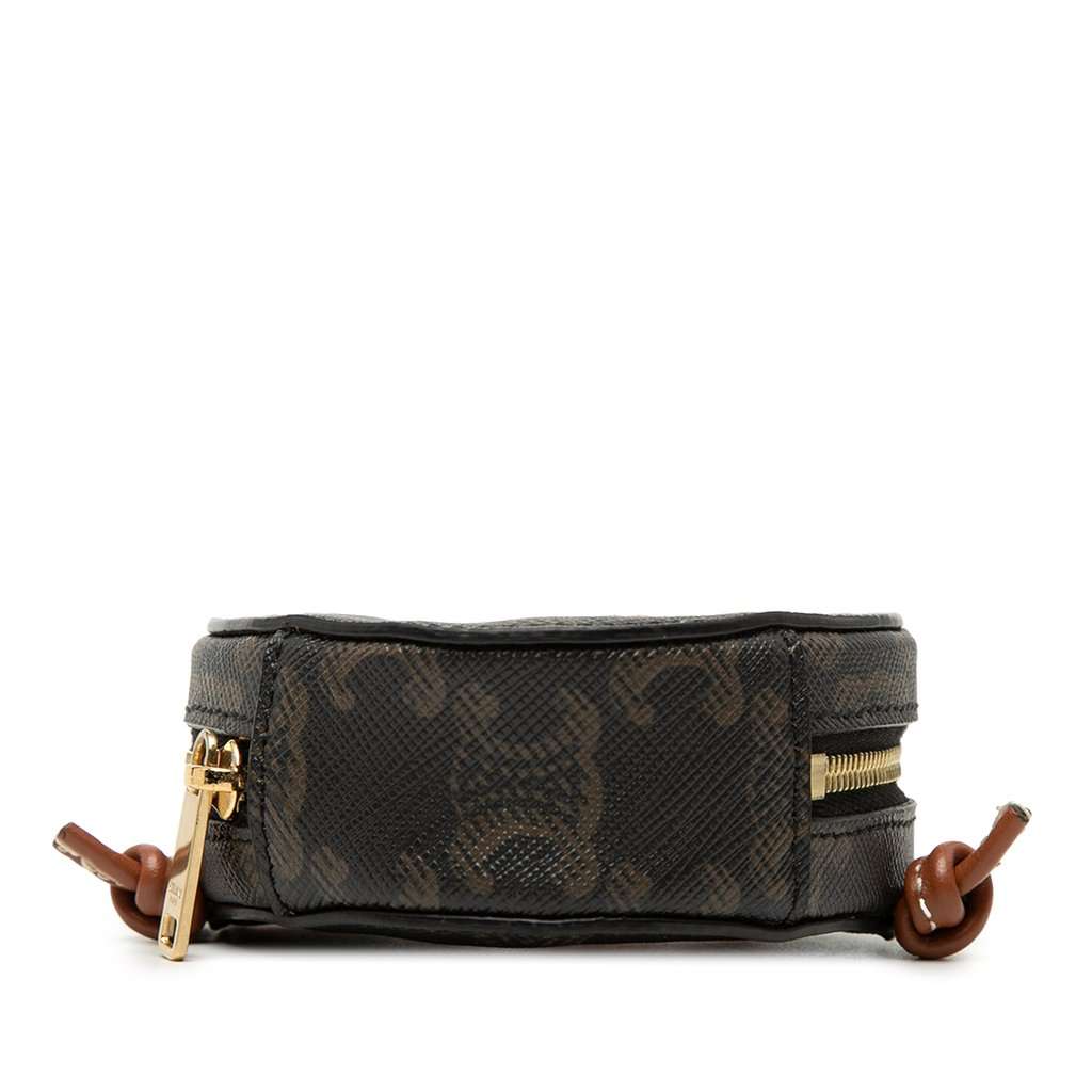 Celine Micro Triomphe Coated Canvas Heart Crossbody Brown Very good condition - Inside View