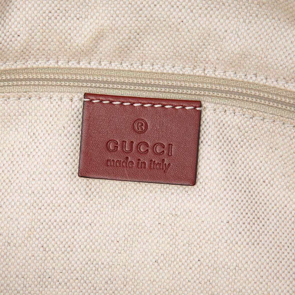 Gucci GG Canvas Sukey Satchel Beige Very good - Box View