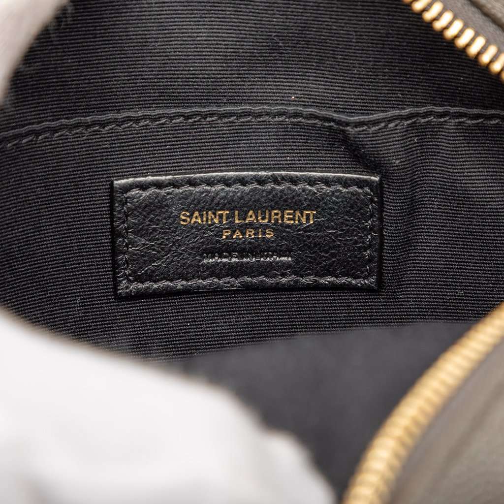 Saint Laurent Grain De Poudre Chevron Round Vinyle Camera Bag Other Leather Very good condition - Box View