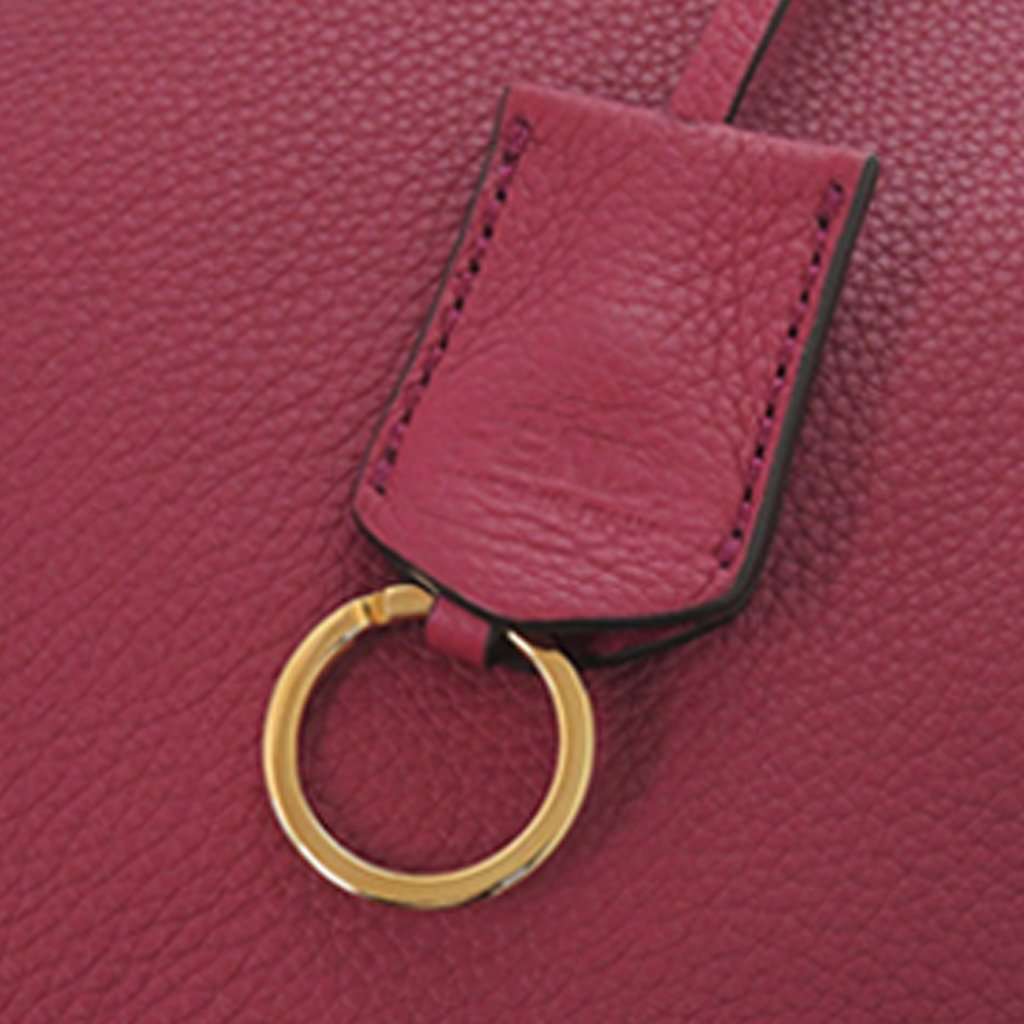 Fendi Small Leather Double Handle Tote Pink Leather Very good condition - Box View