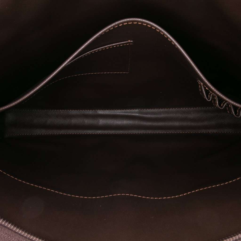 Burberry Vintage Check Canvas Clutch Brown Good condition - Model View