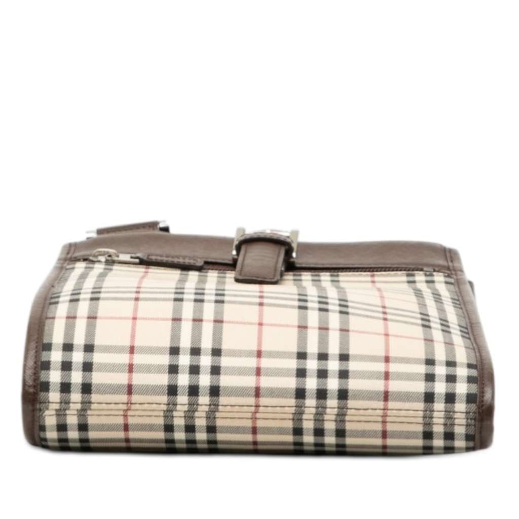 Burberry House Check Canvas Crossbody Beige Very good condition - Inside View