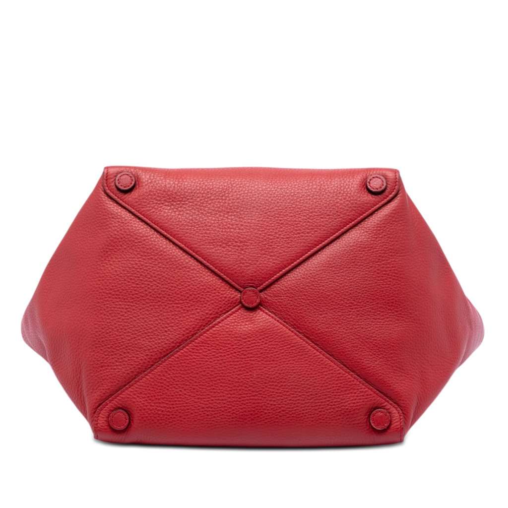 Prada Vitello Daino Tote Red Leather Very good condition - Inside View