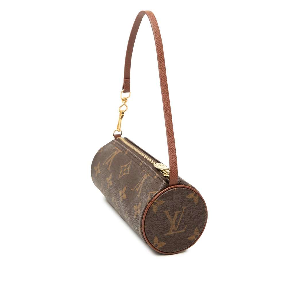 Louis Vuitton Monogram Papillon Pochette Brown Very good condition - Back View