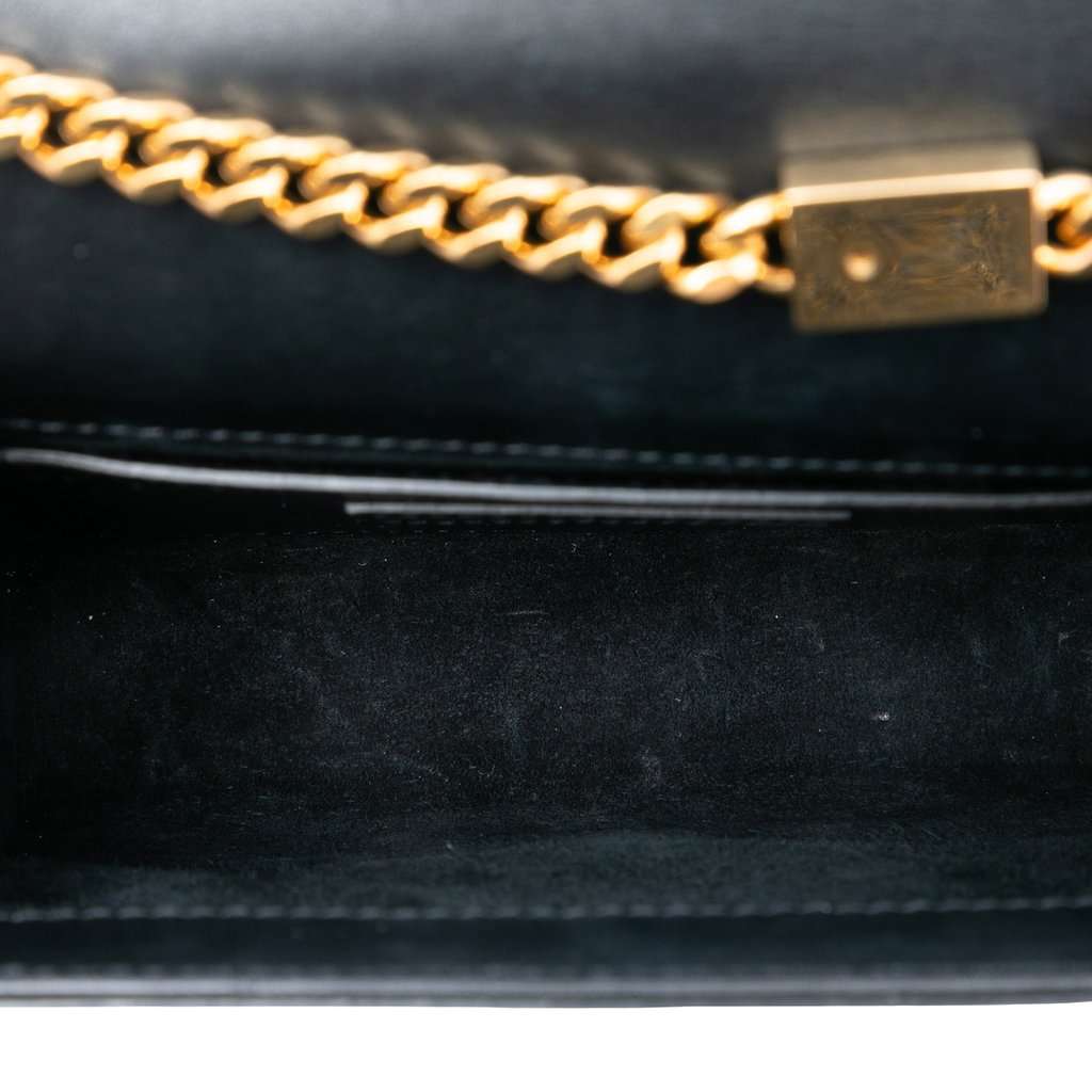 Saint Laurent Small Smooth Calfskin Monogram Kate Tassel Crossbody Black Leather Very good condition - Model View