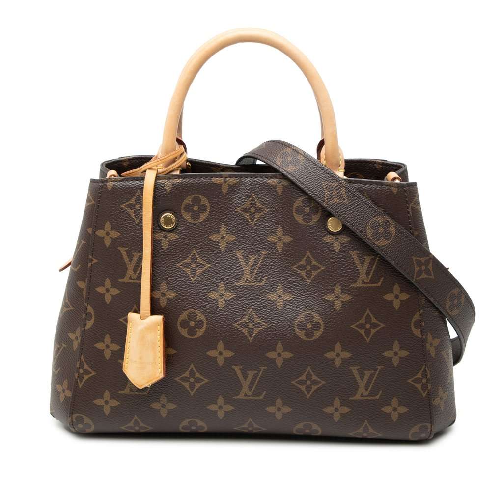 Louis Vuitton Monogram Montaigne BB Brown Very good - Front View