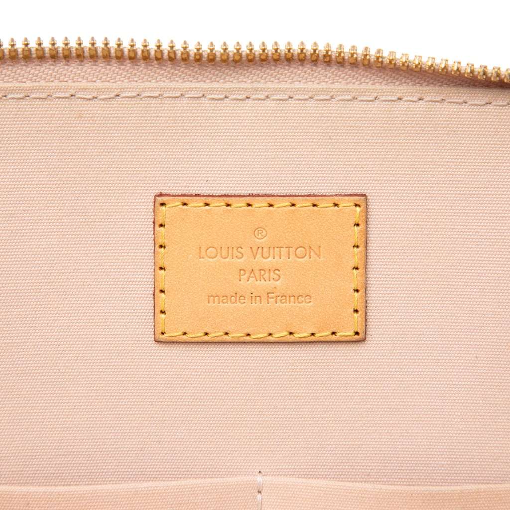 Louis Vuitton Monogram Vernis Alma PM Beige Leather Very good - Box View