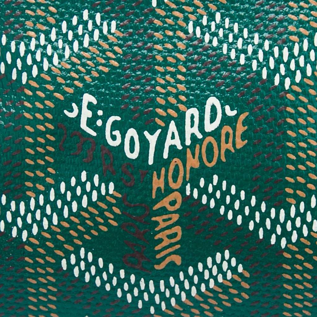 Goyard Mini Goyardine Saigon Souple Green Very good - Box View