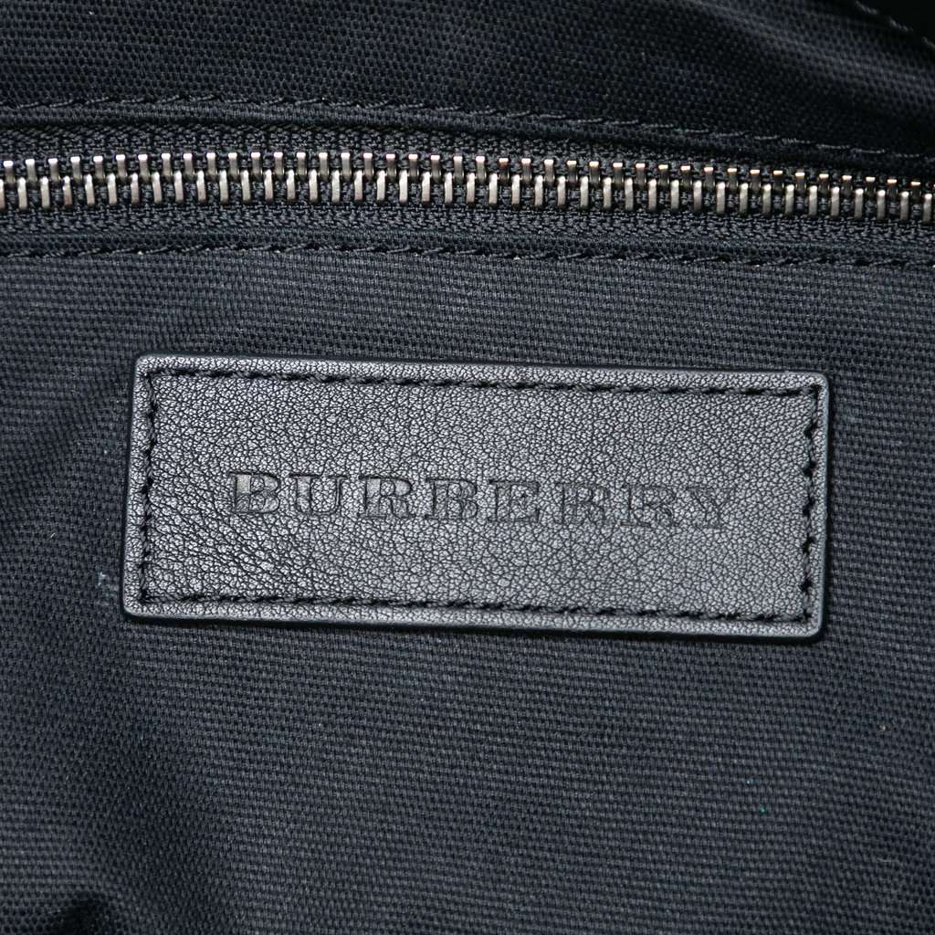 Burberry Medium Mega Check Canvas Pop Elements Ashby Bucket Brown Very good condition - Box View