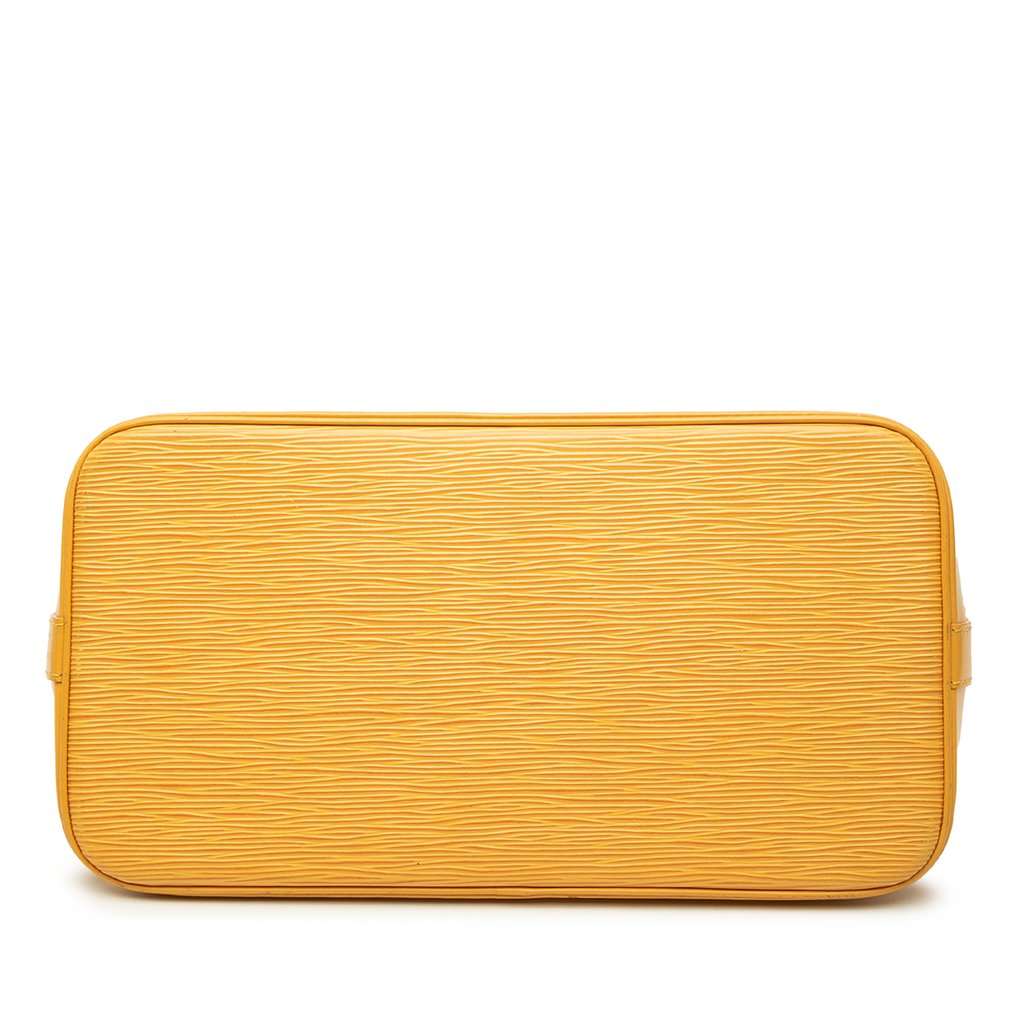 Louis Vuitton Epi Alma PM Yellow Leather Very good condition - Inside View