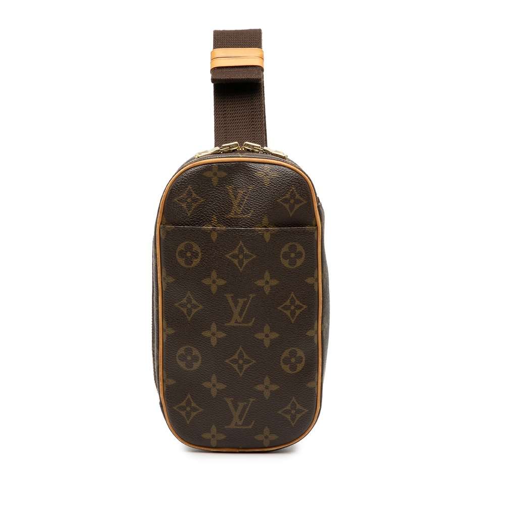 Louis Vuitton Monogram Pochette Gange Brown Very good condition - Front View
