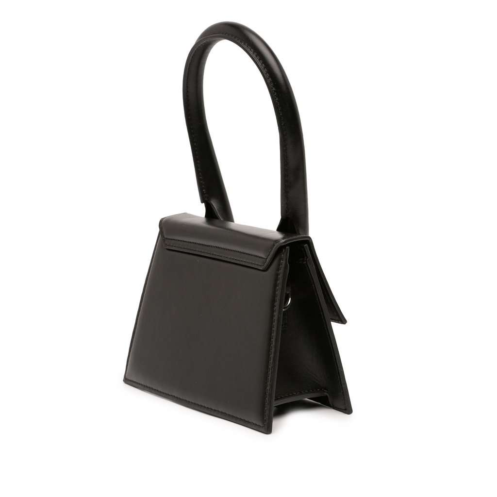 Jacquemus Leather Le Chiquito Moyen Black Leather Very good - Back View