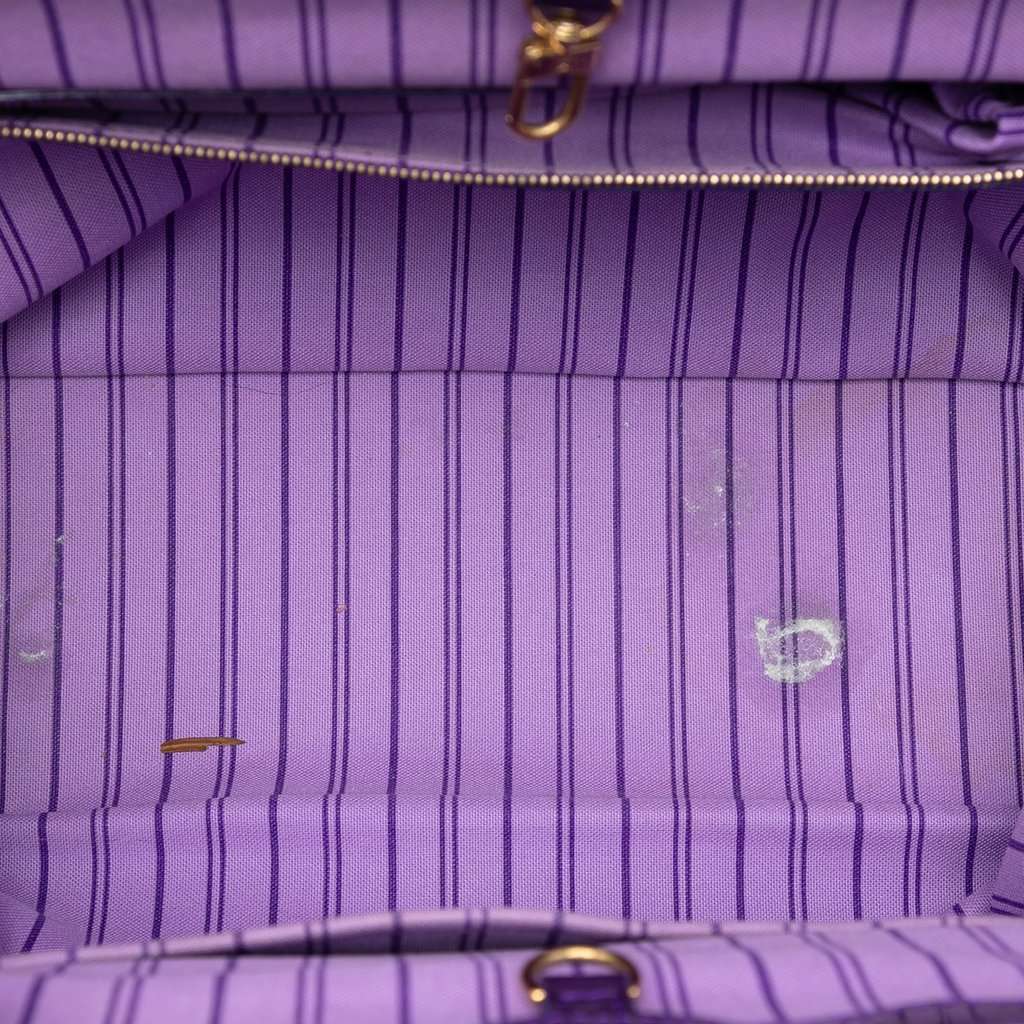 Louis Vuitton Takashi Murakami Coated Canvas Cosmic Blossom Tote PM Purple Very good condition - Model View